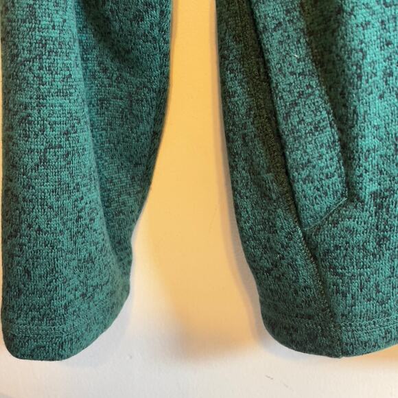 Eddie Bauer Green Fleece Qtr Snap Pullover Men's TXL Long Sleeved Side Pockets - Picture 9 of 16